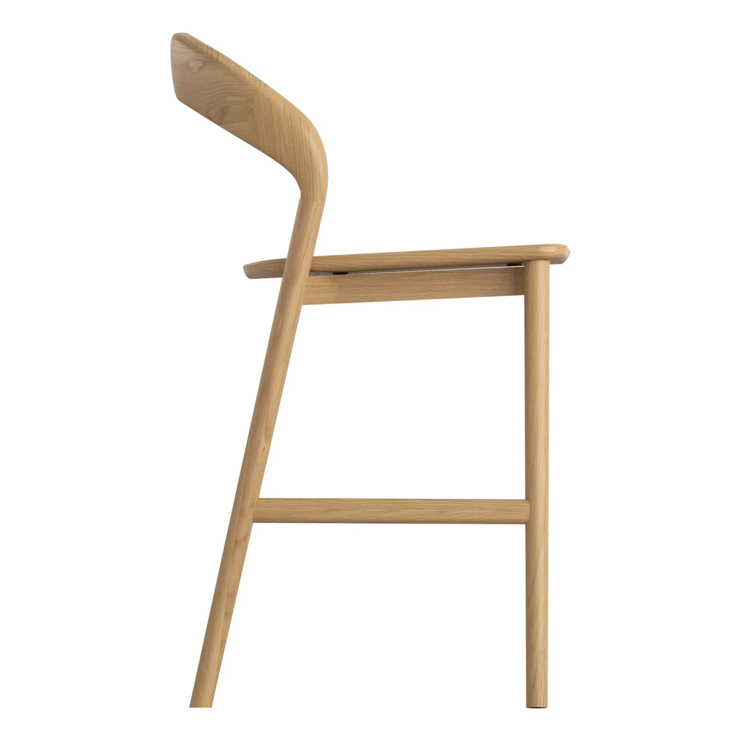 Tempo Bar Stool - Oak - Image 4
