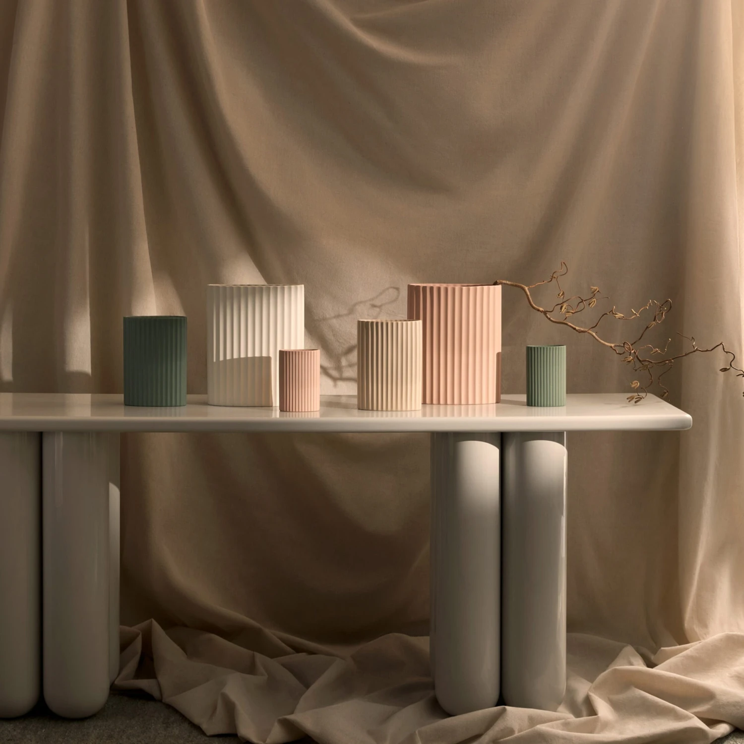 Ripple Oval Vase Medium - Lilac - Image 2