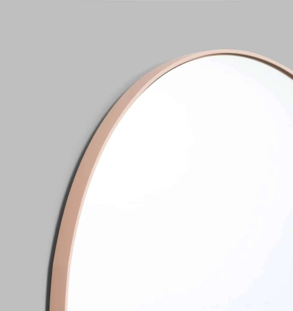 Bjorn Round Mirror - Powder 100cm - Image 2