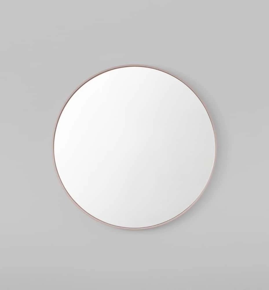 Flynn Round Mirror - Blush 80cm
