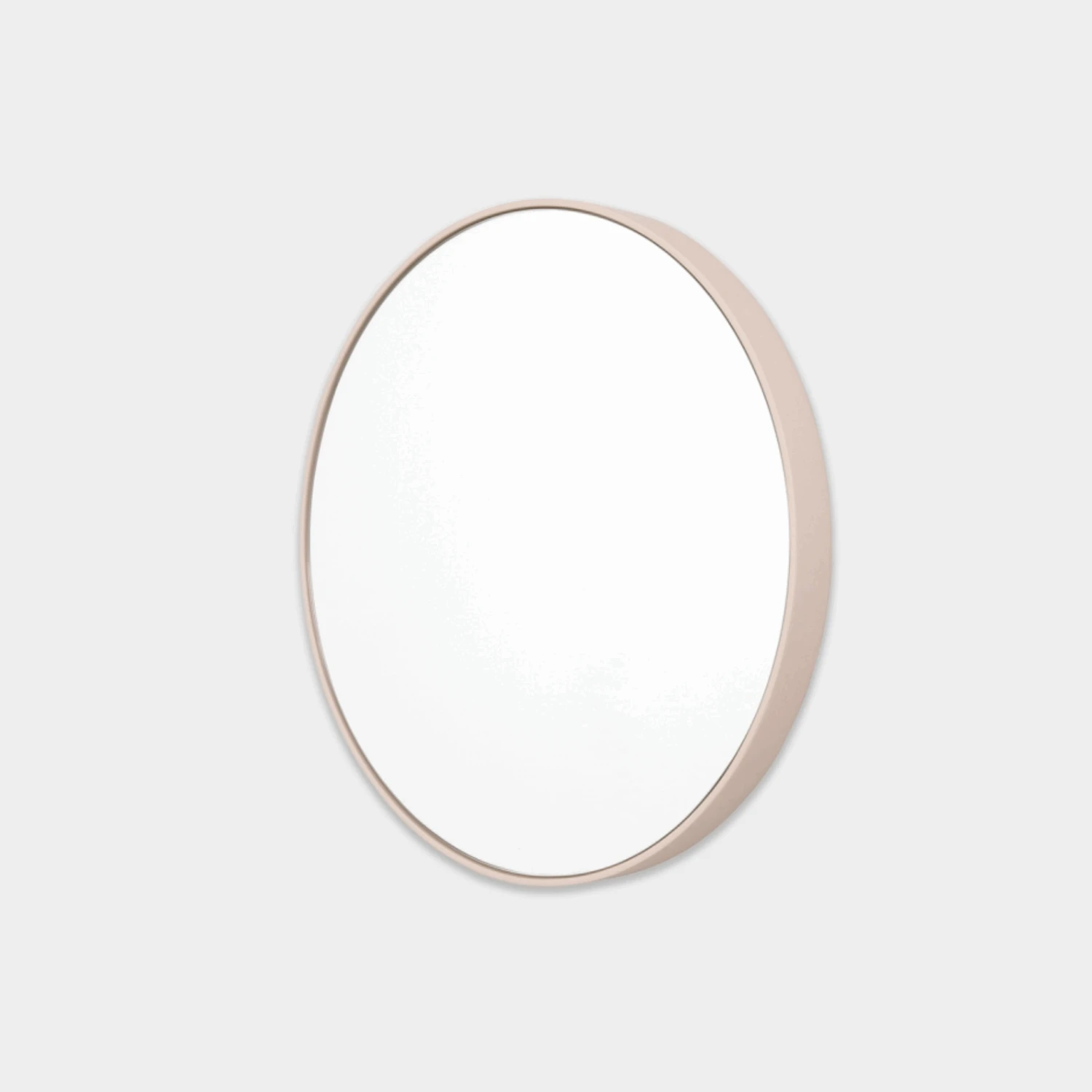 Flynn Round Mirror - Blush 80cm - Image 3