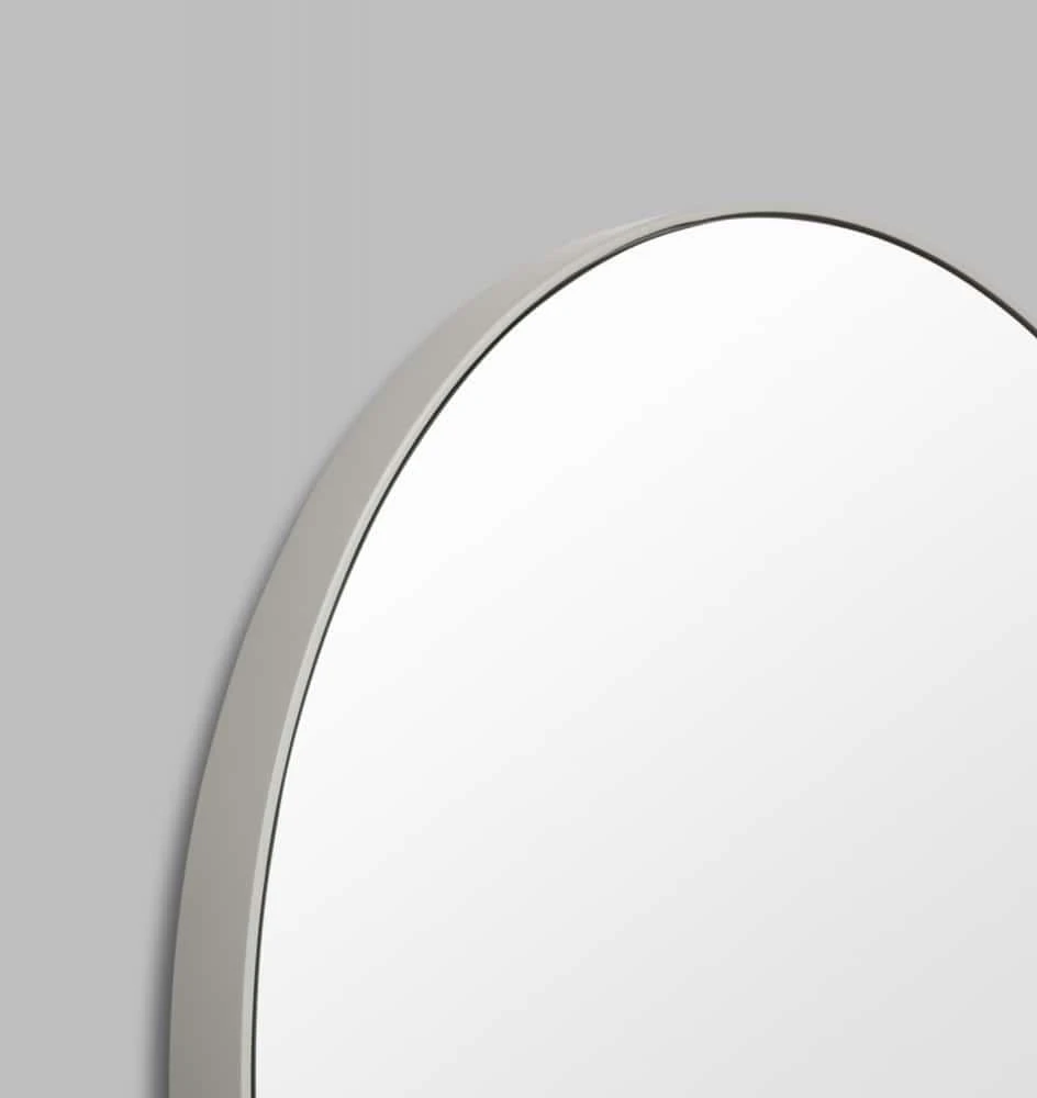 Flynn Round Mirror - Mid Grey 80cm - Image 2