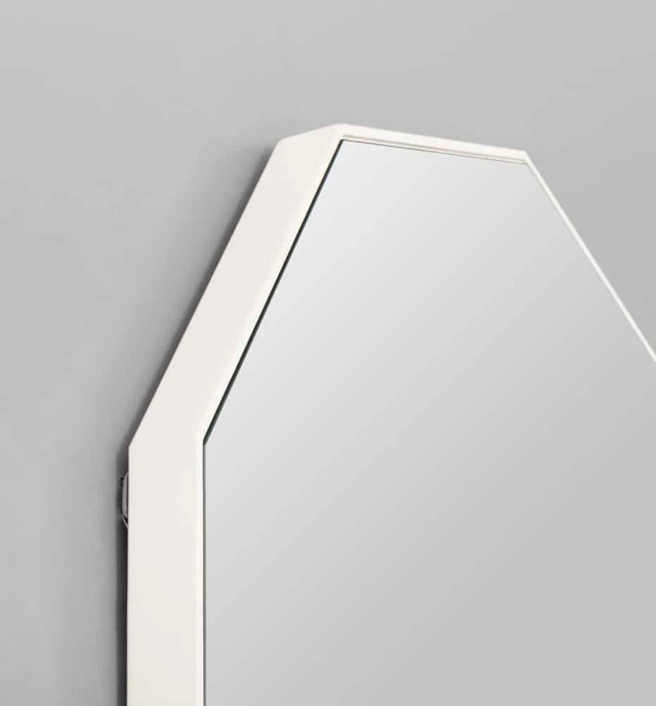Flynn Geo Mirror - White - Image 2