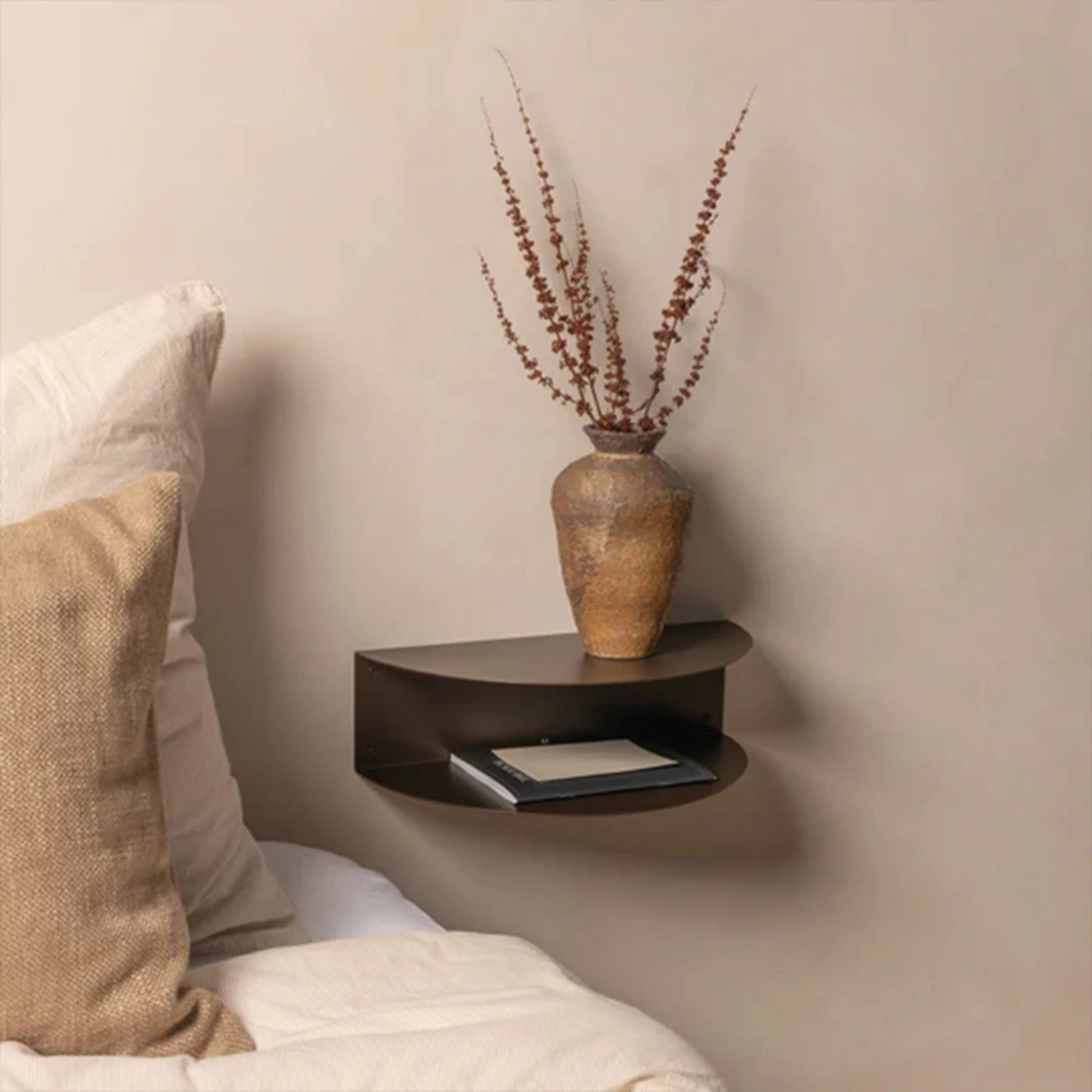 Fold Hanging Bedside Table - Bronze - Image 3
