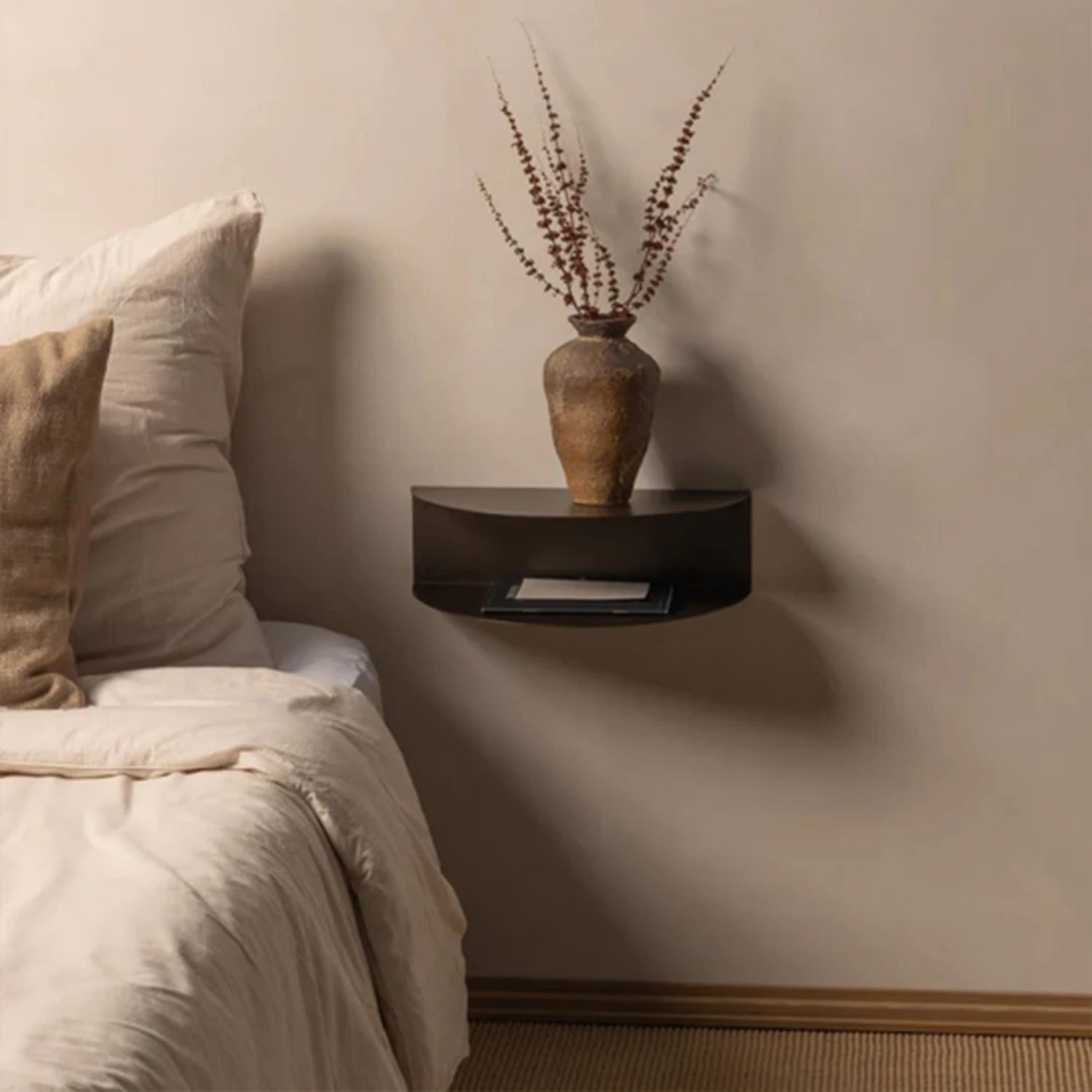 Fold Hanging Bedside Table - Bronze - Image 4