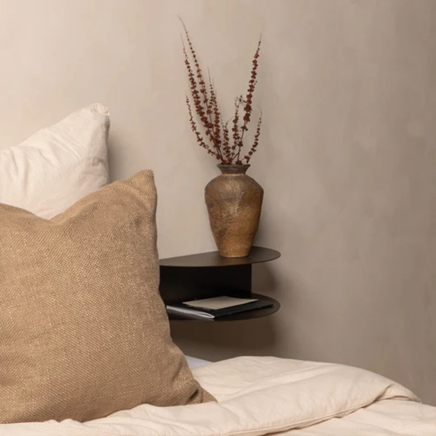 Fold Hanging Bedside Table - Bronze - Image 5