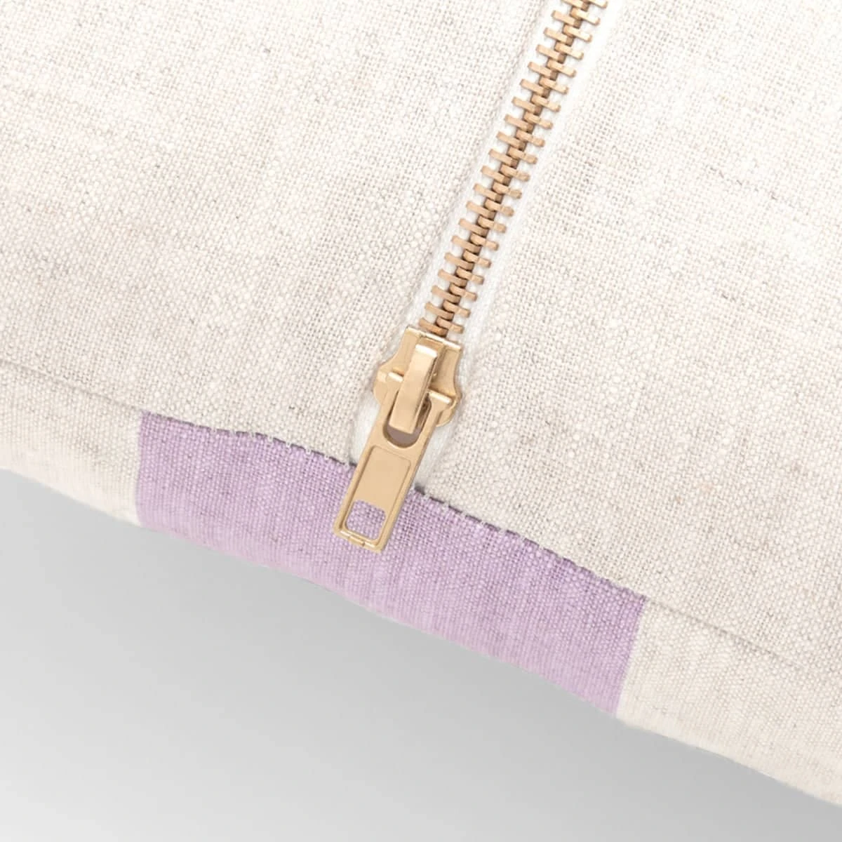 Big Check Square Cushion - Lavender - Image 5