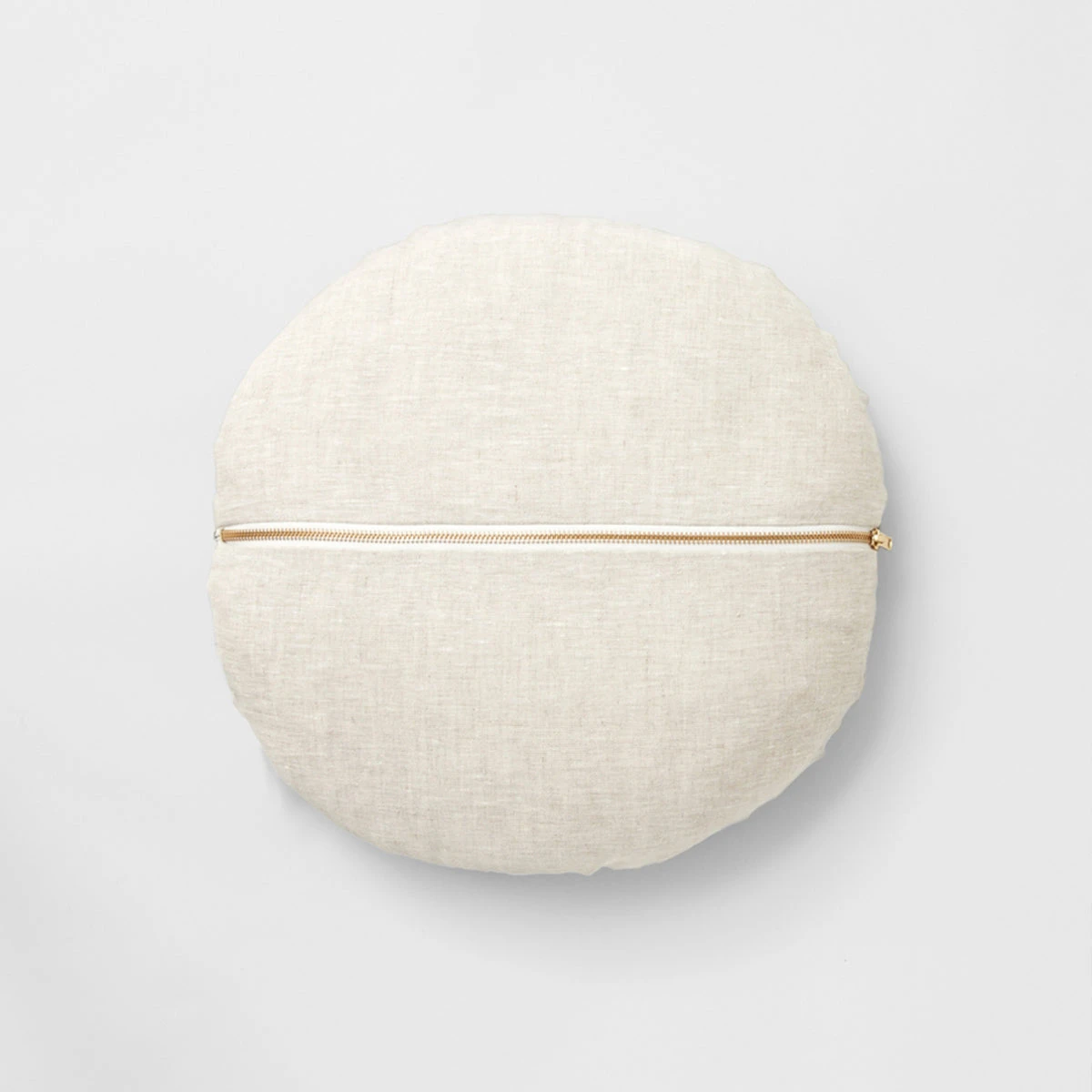 Stripe Round Cushion - Mist - Image 2