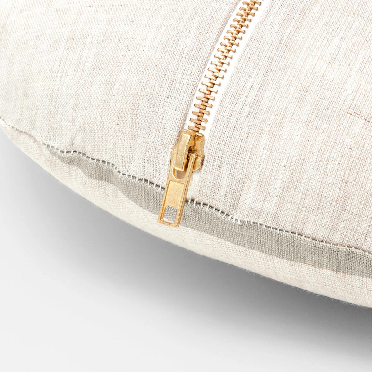 Stripe Round Cushion - Mist - Image 3