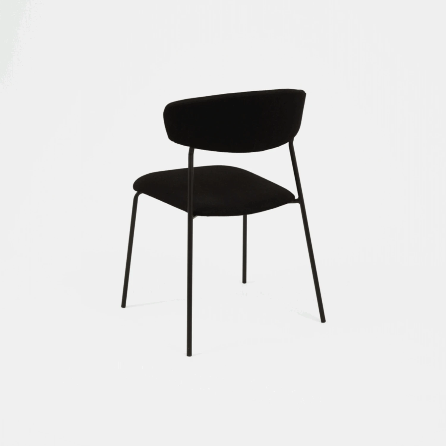 Alistair Dining Chair - Black / Black - Image 2