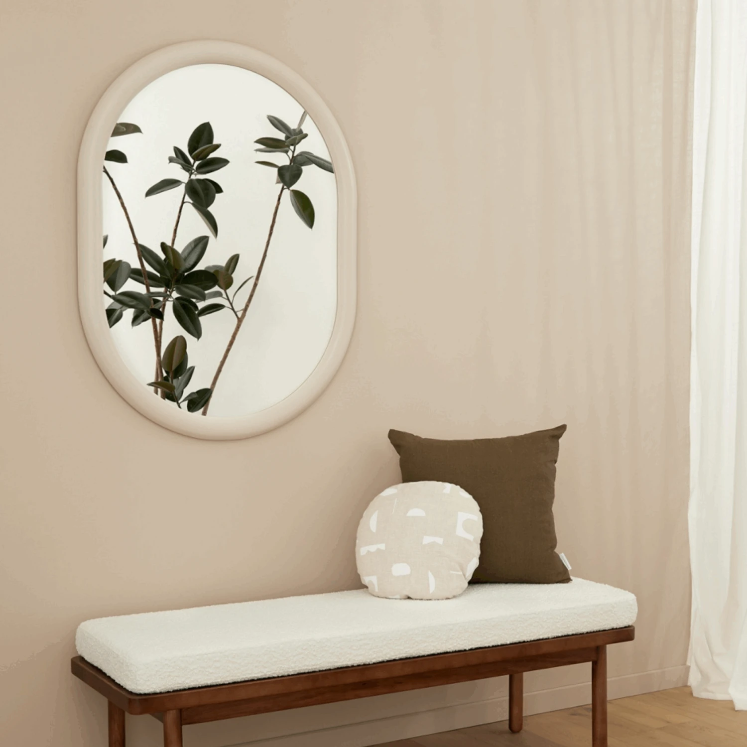 Scout Bench - Boucle/Walnut - Image 2