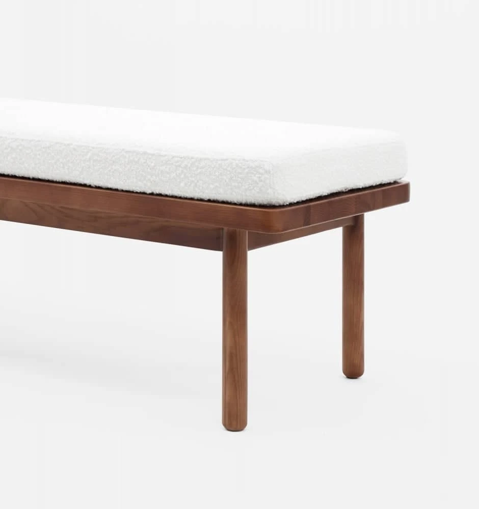 Scout Bench - Boucle/Walnut - Image 3