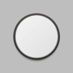 Adel Round Mirror - Black 80cm