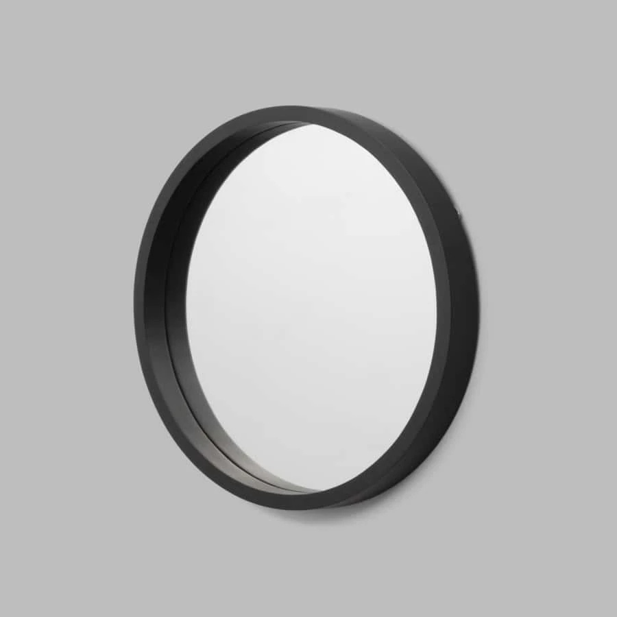 Adel Round Mirror - Black 80cm - Image 3