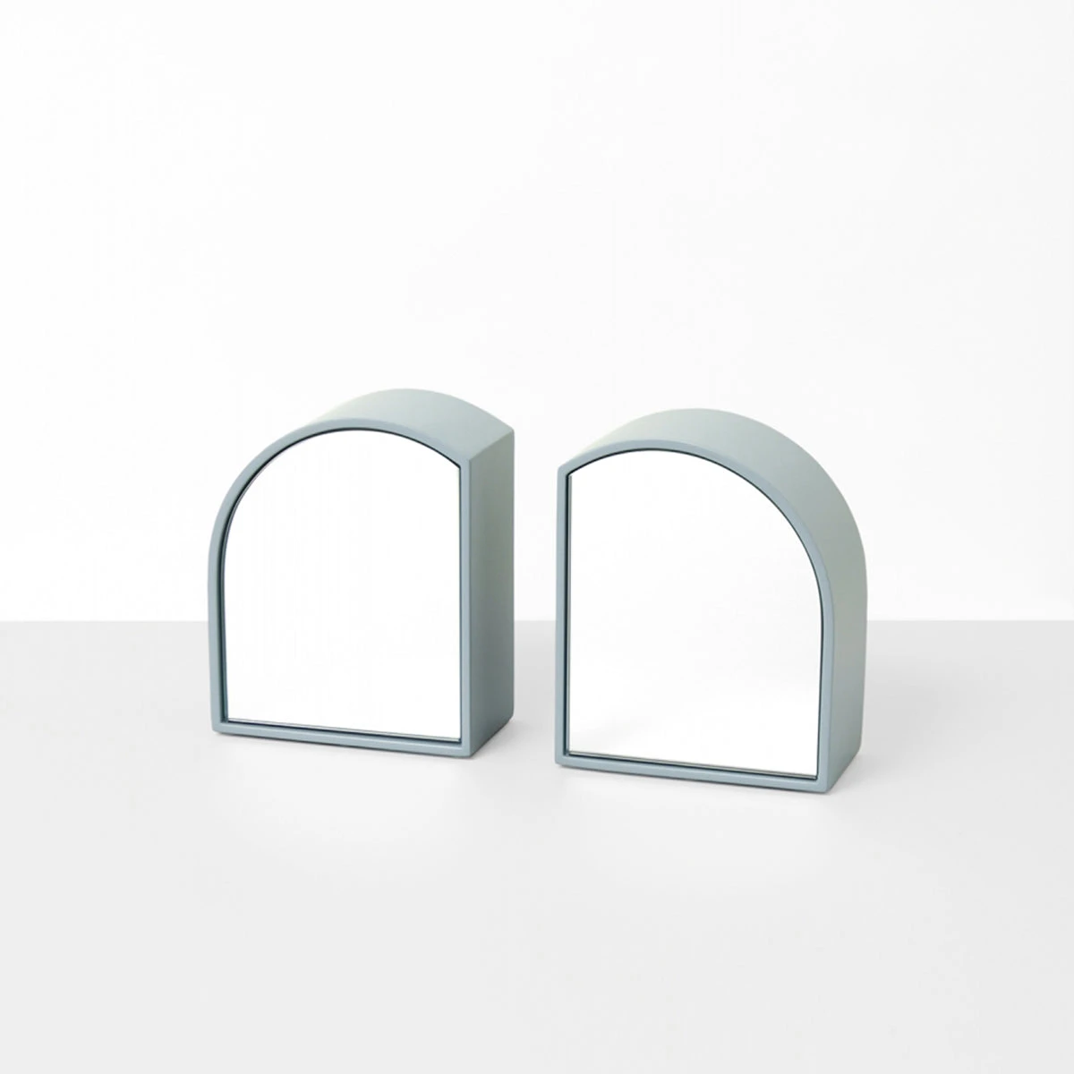 Archie Mirror Bookends - Blue