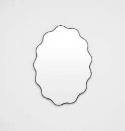 Artemis Oval Mirror - Black