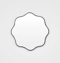 Artemis Round Mirror 65Cm X 65Cm - Black