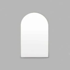 Bjorn Arch Mirror 55cm X 85cm - Silver