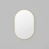 Bjorn Oval Mirror 65Cm X 100Cm - Brass