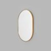Bjorn Oval Mirror - Brass