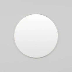 Bjorn Round Mirror - Silver 100cm