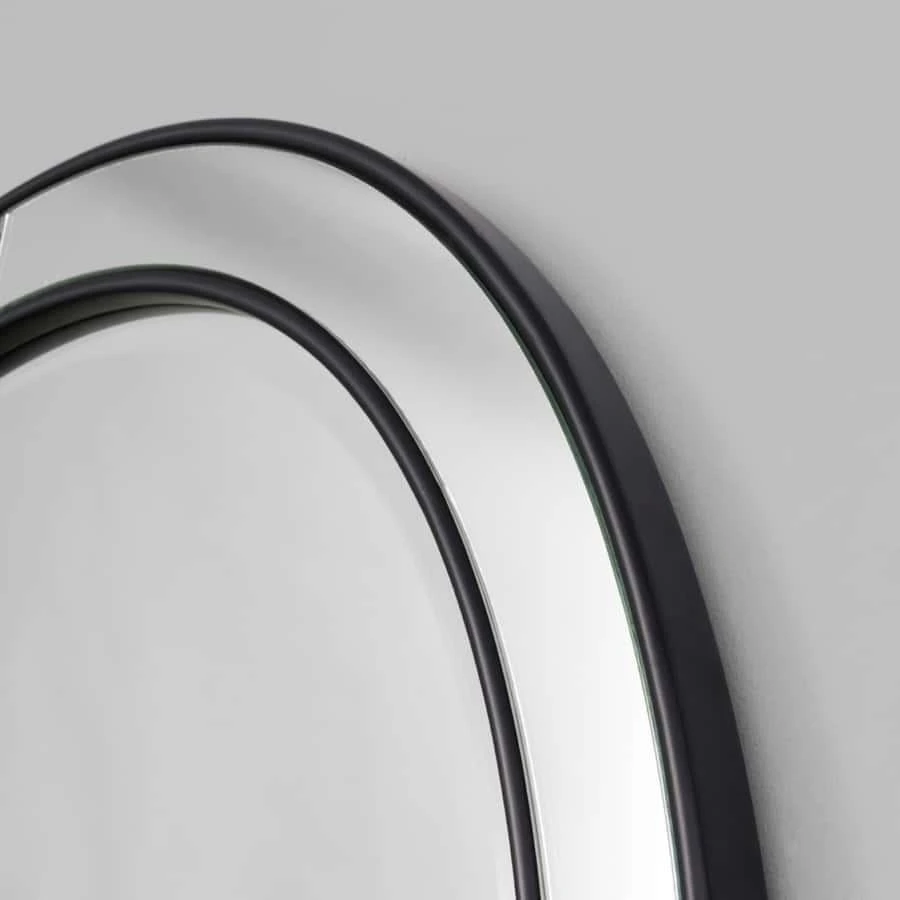 Cohen Round Mirror - Black - Image 2