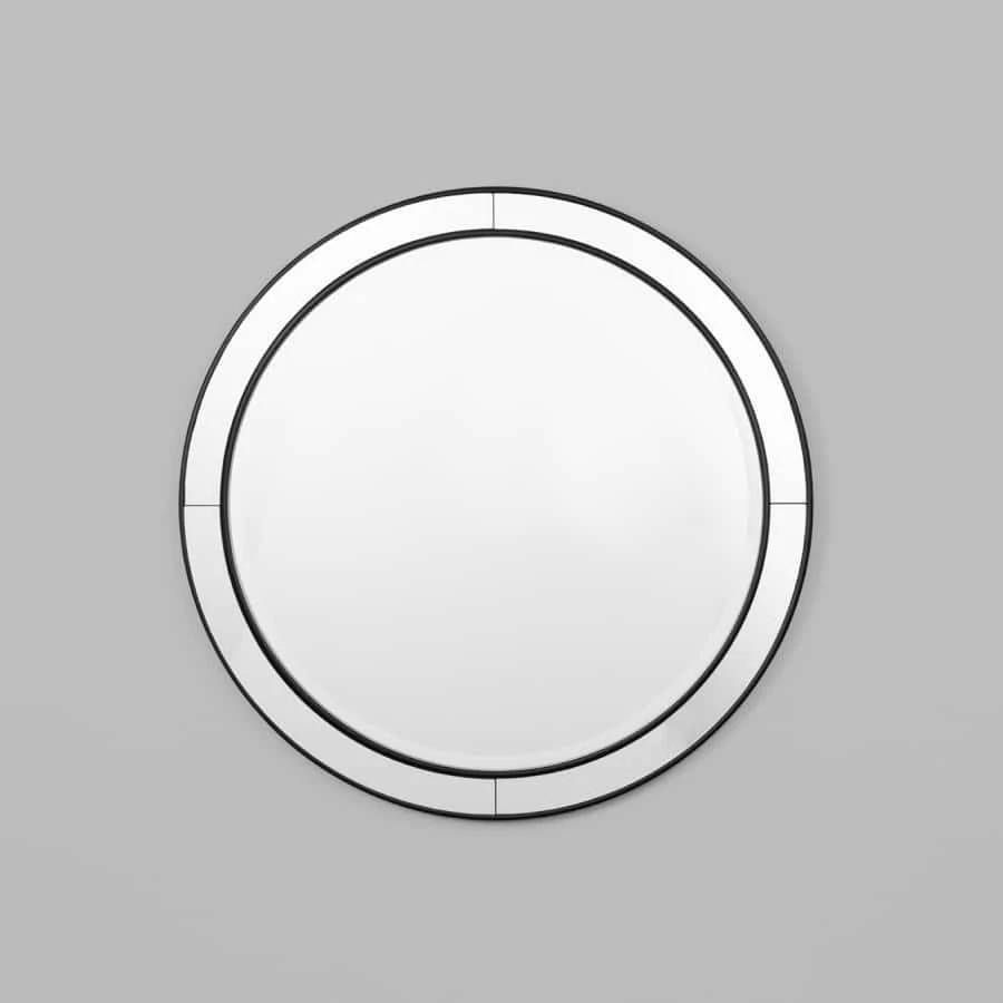 Cohen Round Mirror - Black