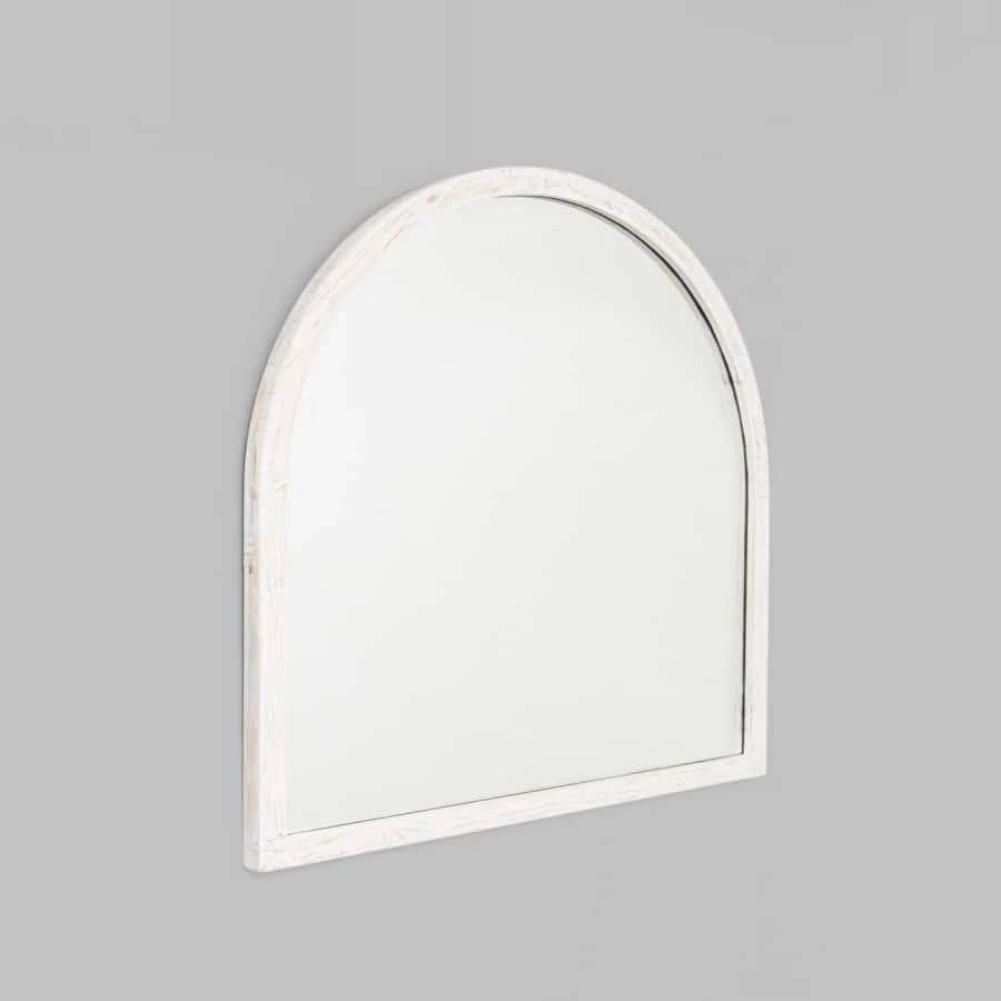 Cove Arch Mirror - White - Image 3