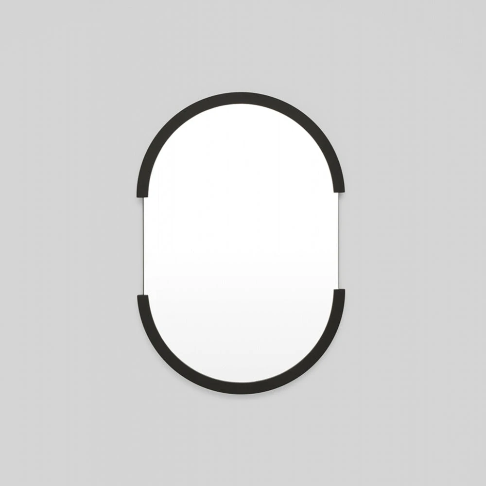 Dawn Oval Mirror - Black - Image 2