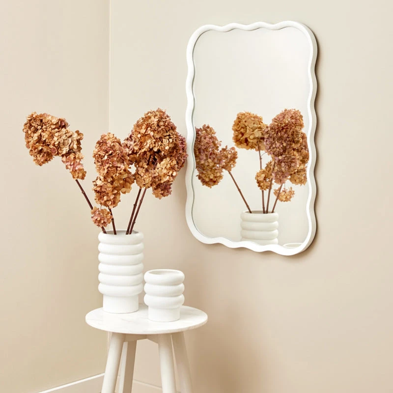Jemima Mirror 56cm X 79cm - White - Image 2