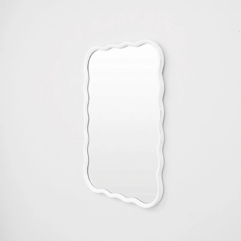 Jemima Mirror 56cm X 79cm - White - Image 3