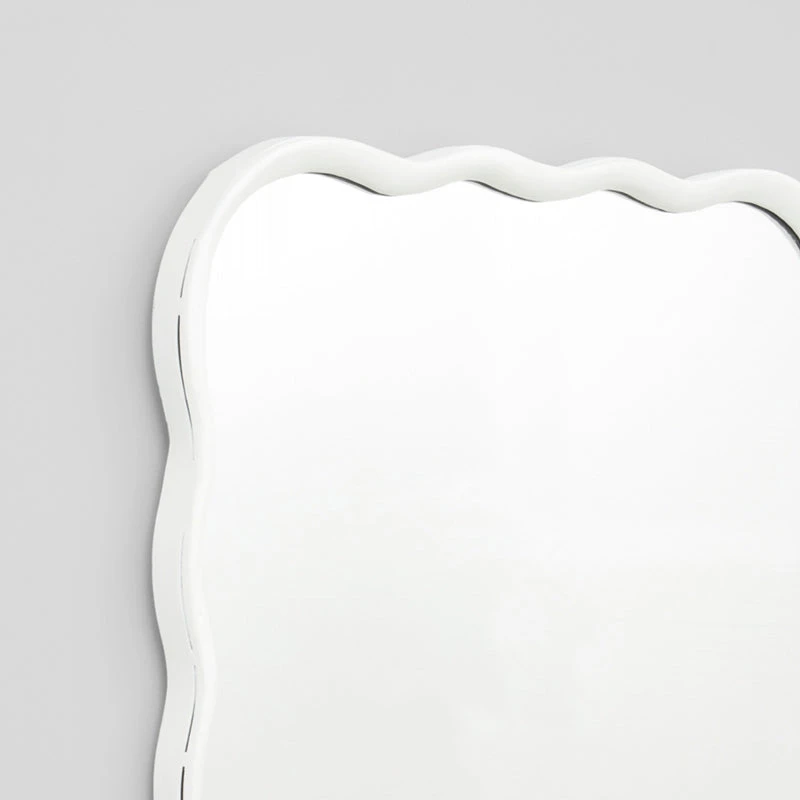 Jemima Mirror 56cm X 79cm - White - Image 6