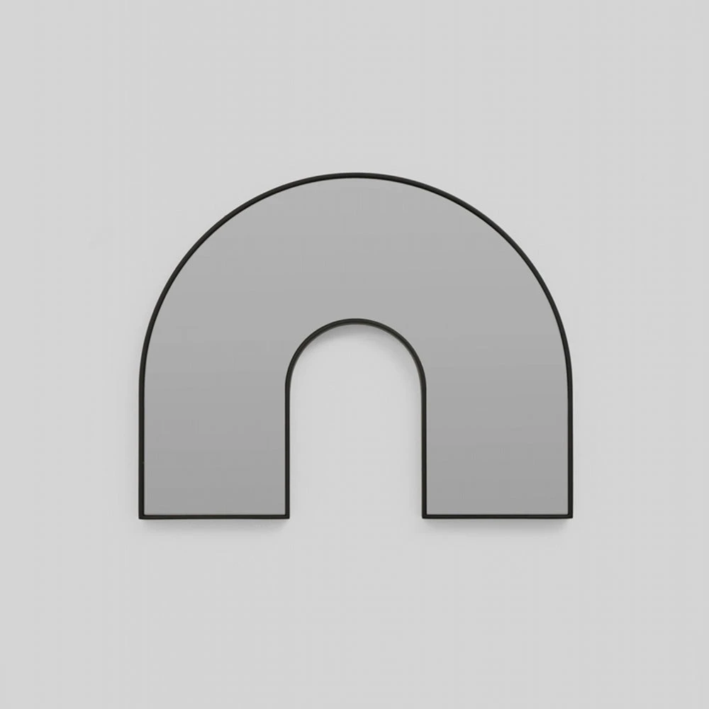 Kaari Arch Mirror - Black/Storm - Image 2