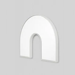 Kaari Arch Mirror - Bright White