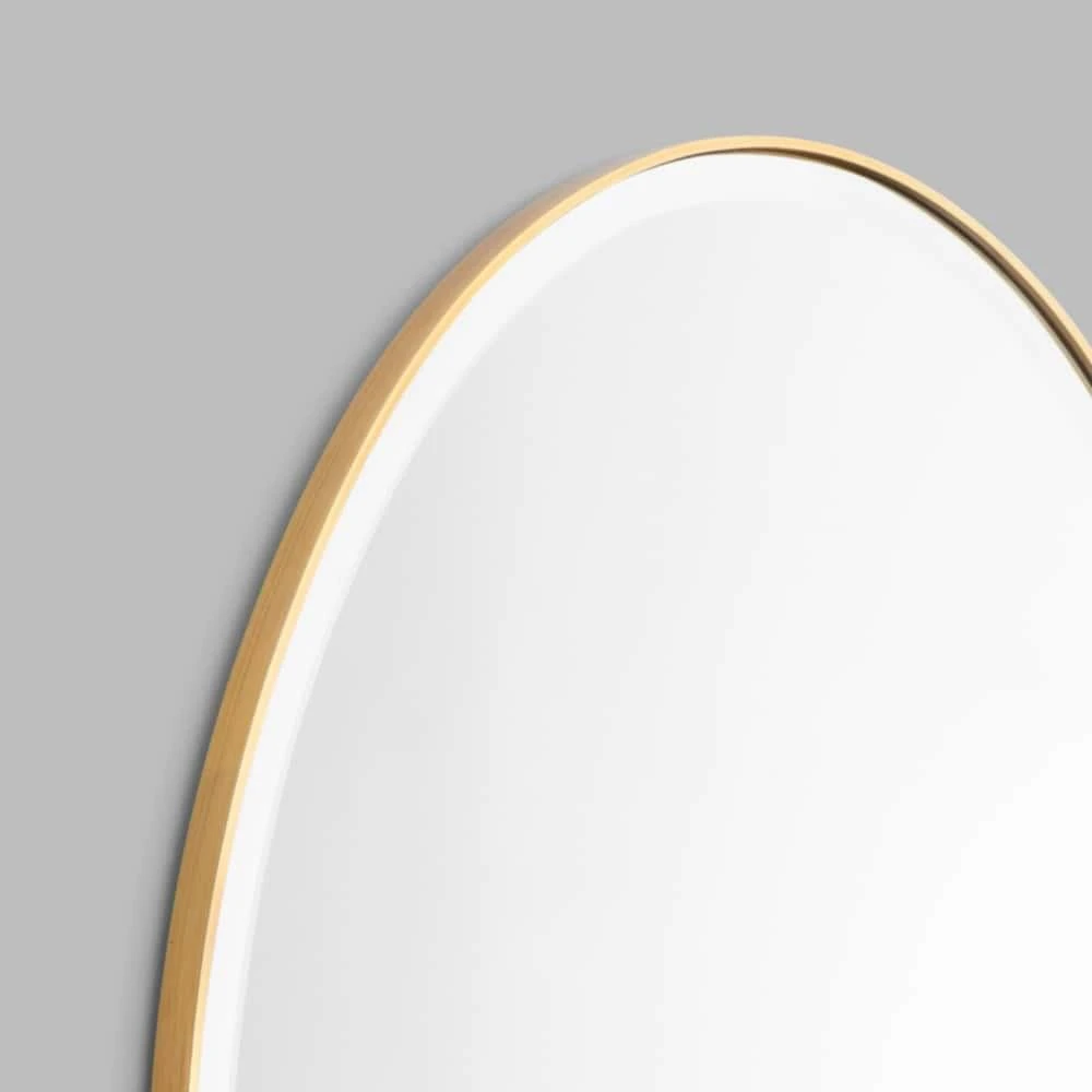 Lolita Oval Mirror 90cm X 60cm - Brass - Image 3