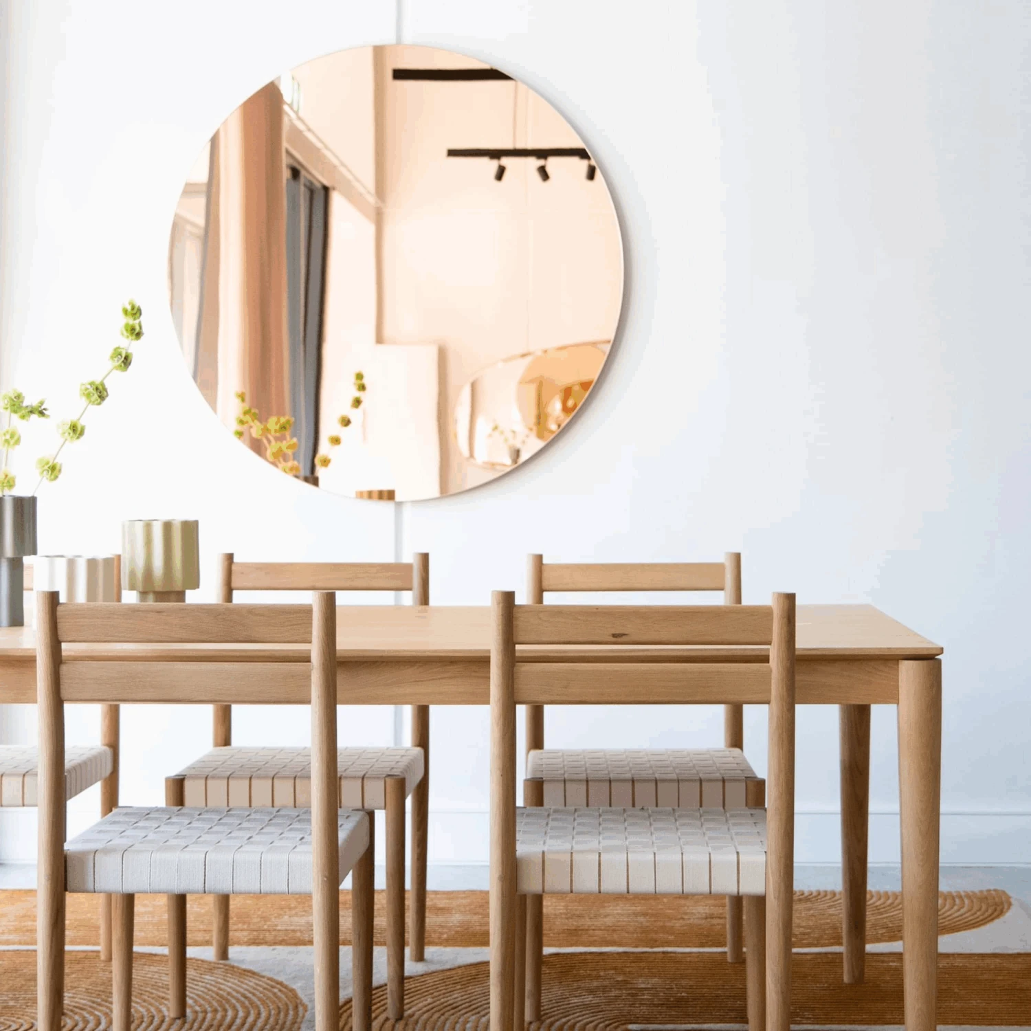 Mira Round Mirror - Dusk 90cm - Image 2