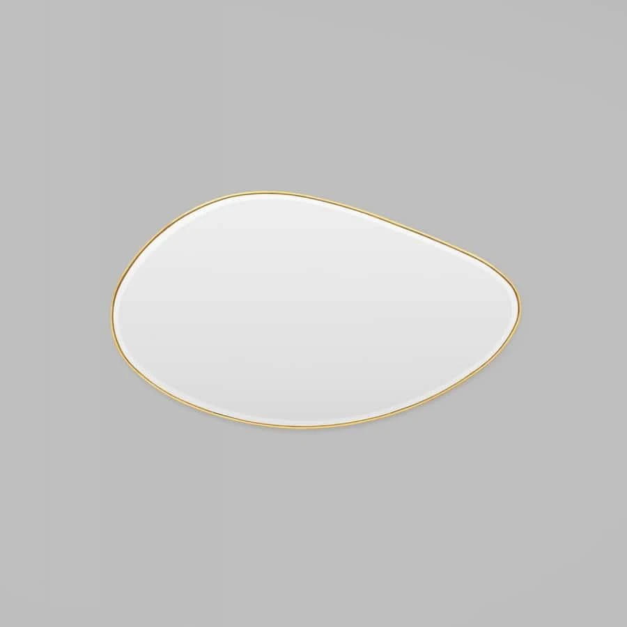 Pebble Mirror - Brass 120cm X 70cm