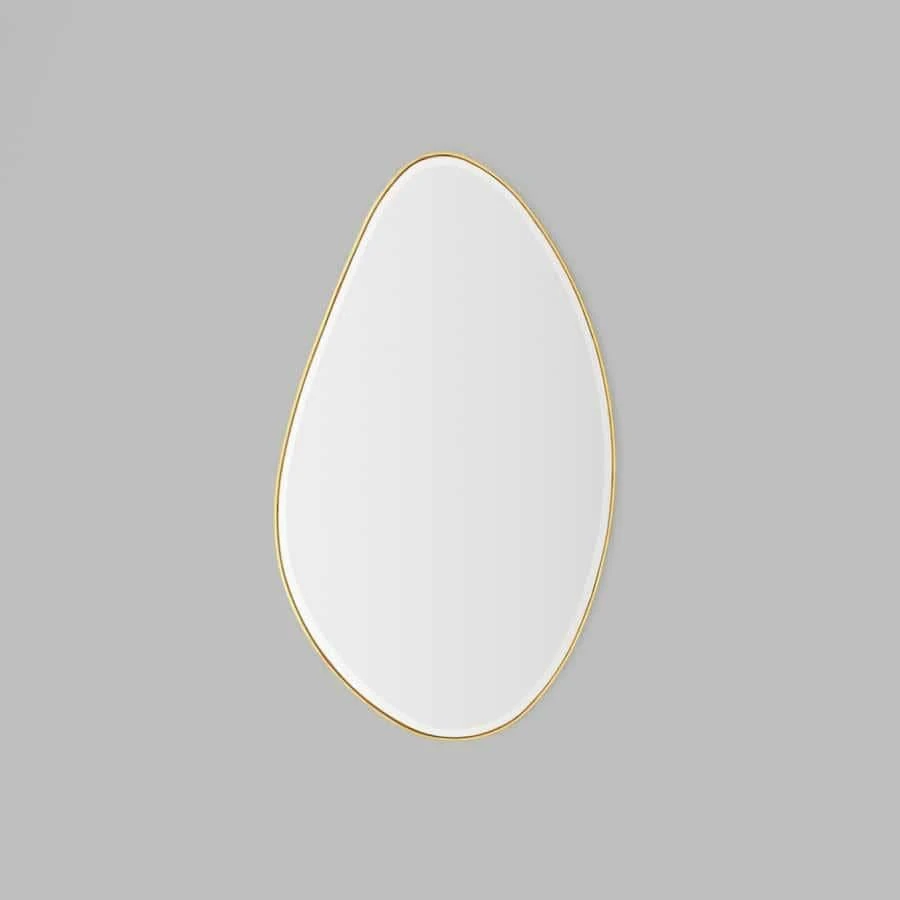 Pebble Mirror - Brass 120cm X 70cm - Image 4