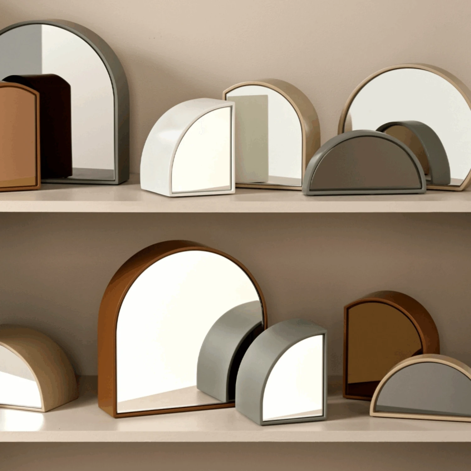Percy Mirror Bookends - Mist - Image 5