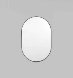Bjorn Oval Mirror - Black 65cm X 100cm