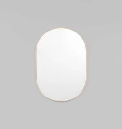 Bjorn Oval Mirror - Powder 50cm X 75cm