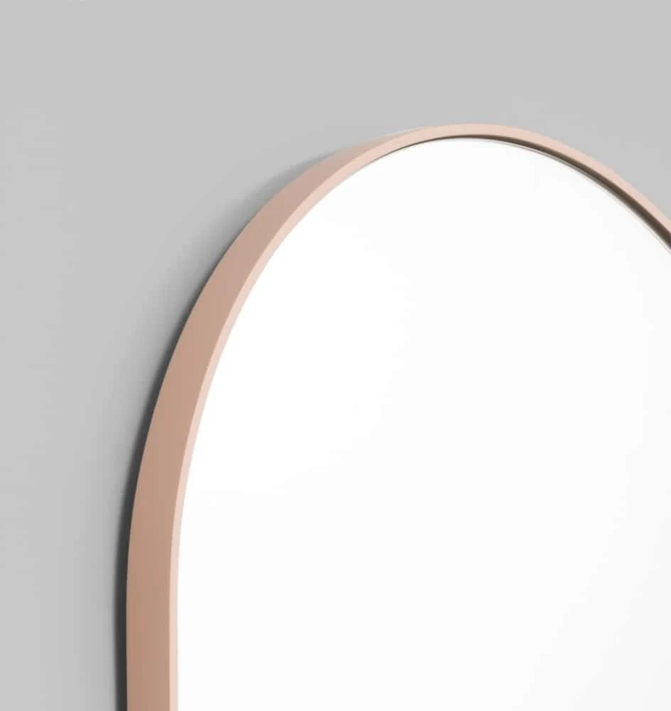 Bjorn Oval Mirror - Powder 50cm X 75cm - Image 3
