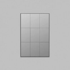 Loft Medium Mirror - Smoke/Black