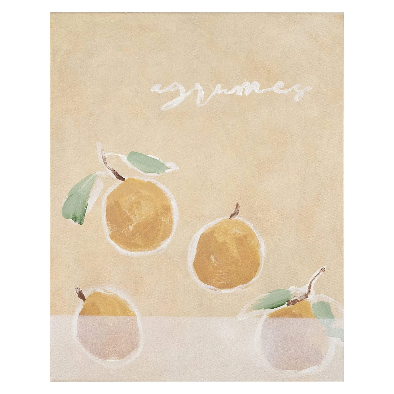 Agrumes Canvas Print 40Cm X 50Cm