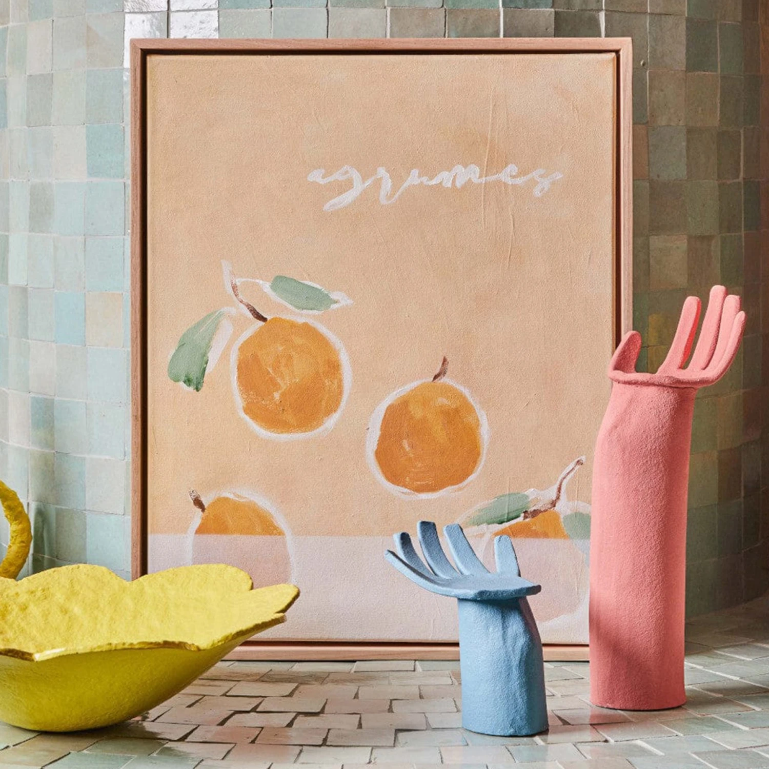 Agrumes Canvas Print 40Cm X 50Cm - Image 2