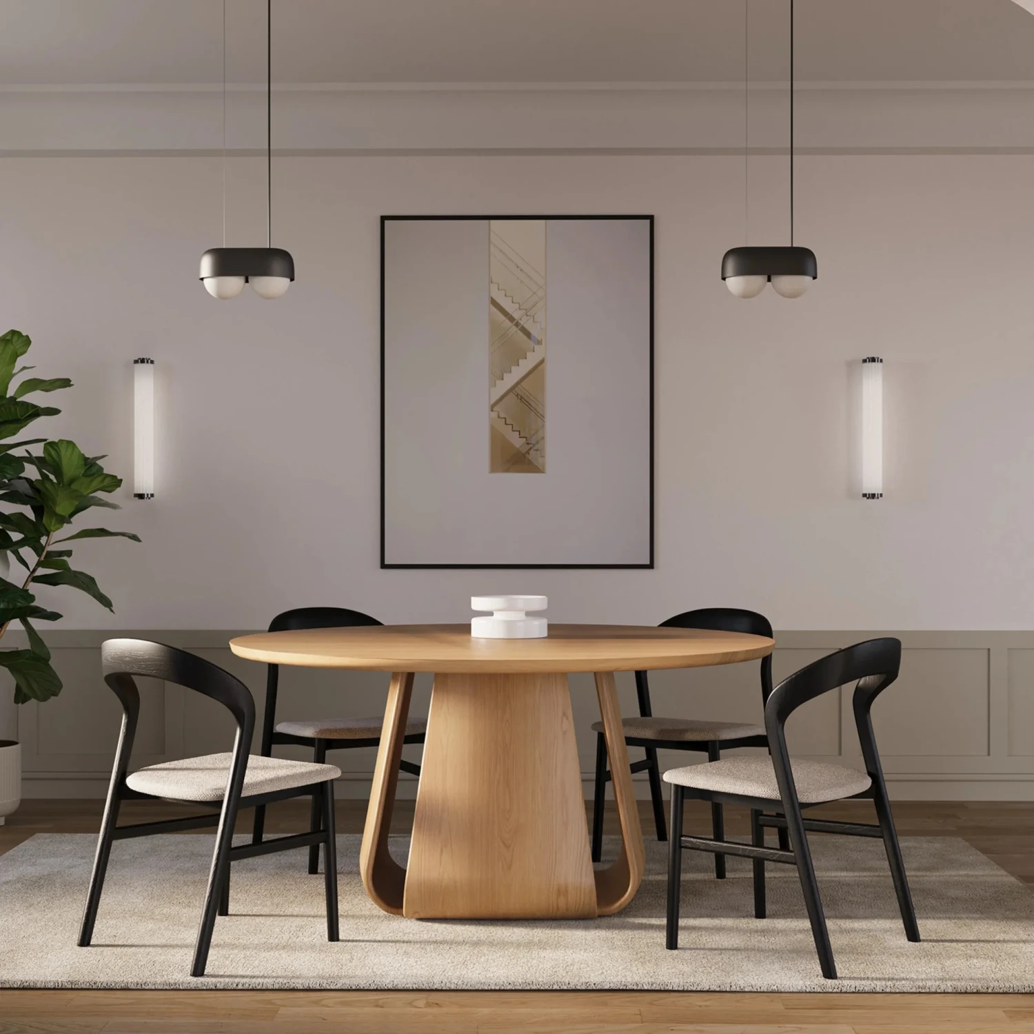 Sima Dining Table 160cm - Oak - Image 7