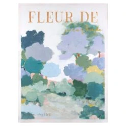 Fleur De Jacaranda Canvas Print 112.5Cm X 150Cm