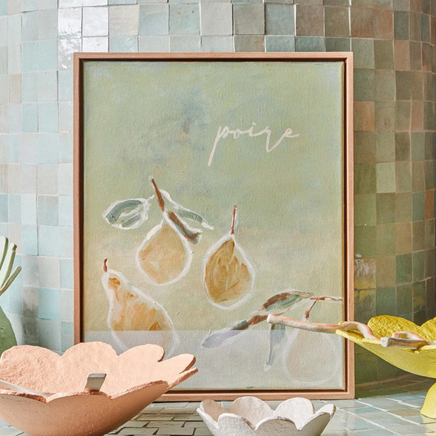 Poire Canvas Print 55Cm X 70Cm - Image 2