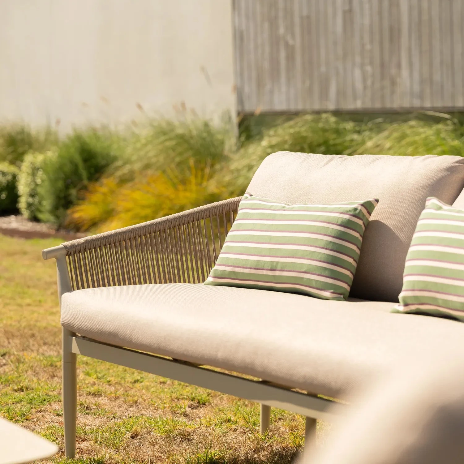 Everett Outdoor 2 Seater Sofa - Sand - Image 8