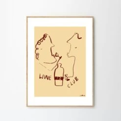 Wine Club Print 30cm X 40cm